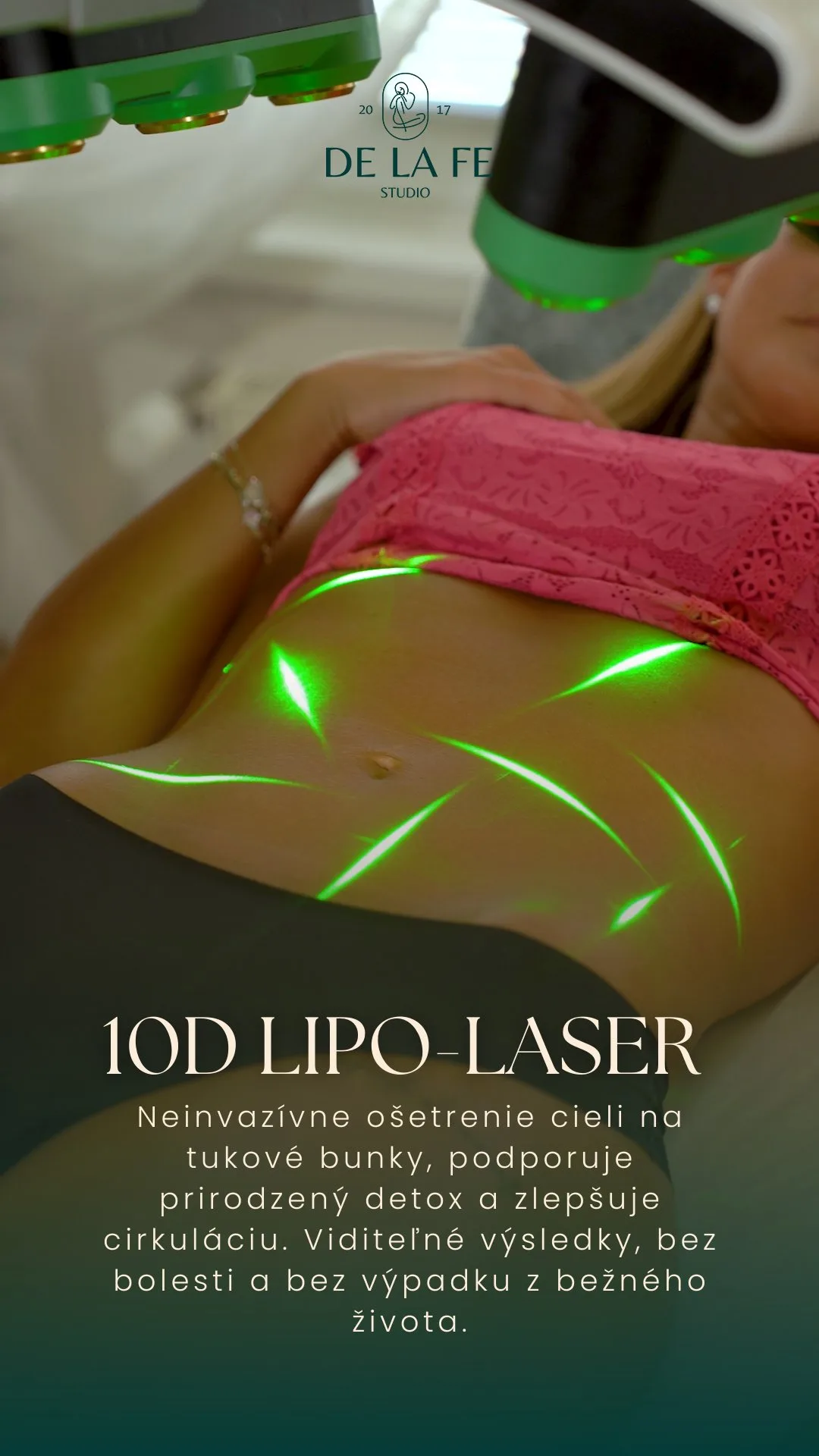 Laserové ošetrenie v štúdiu De La Fe